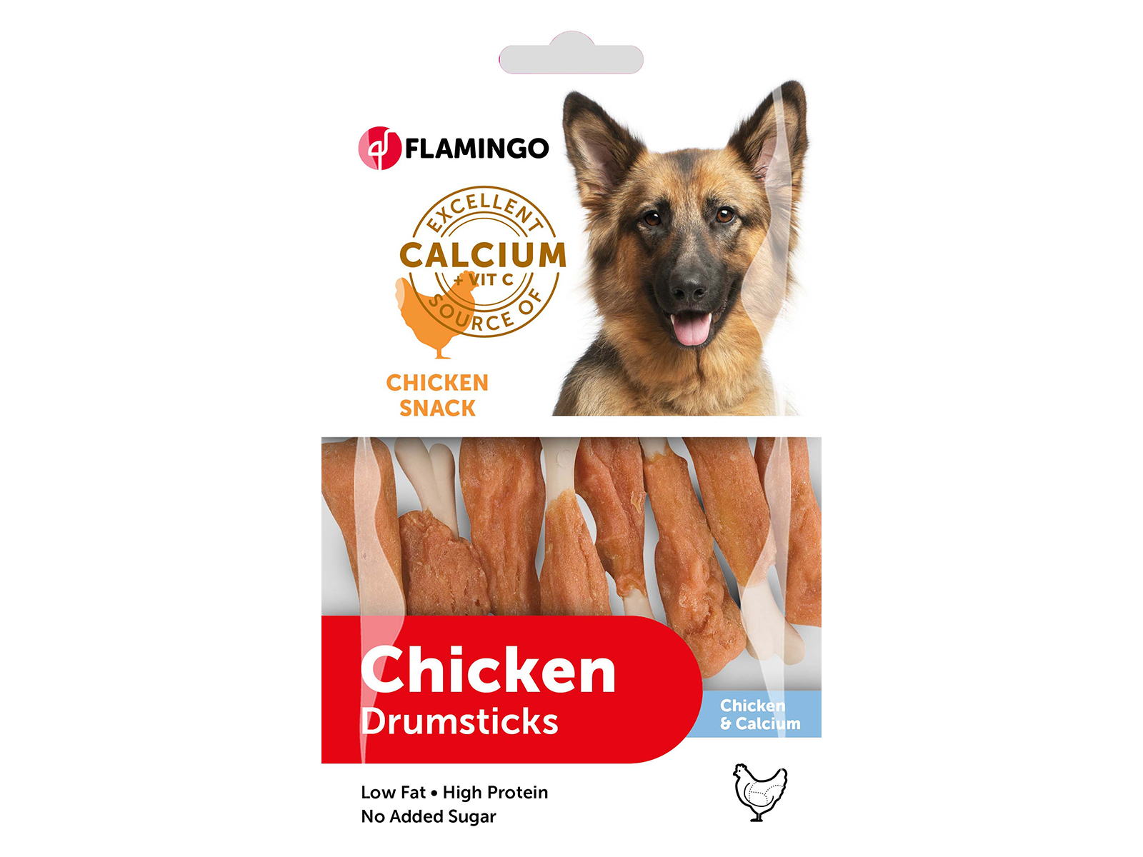 Flamingo Chicken Drumsticks Hundesnack
