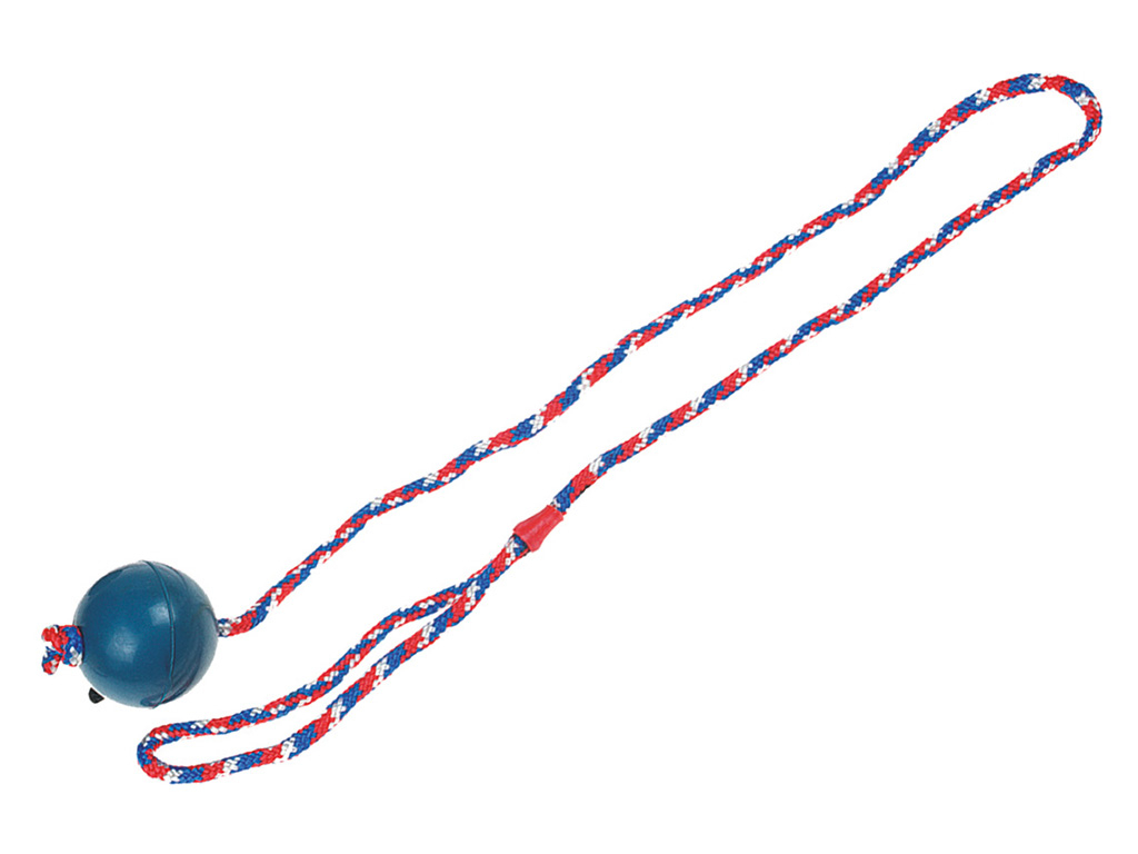 Flamingo Catch Gummiball mit Schnur