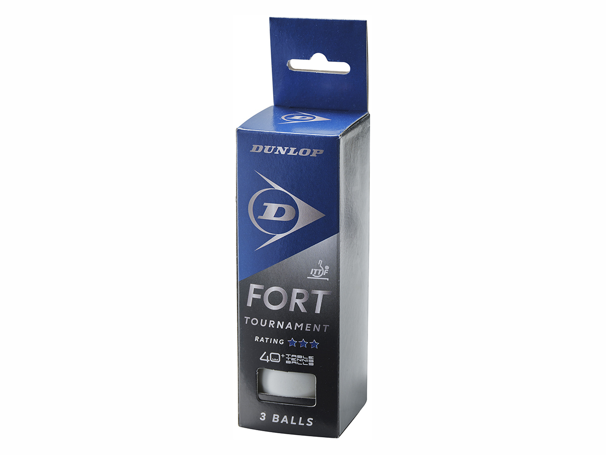 Dunlop Fort Tournament 3er-Set Tischtennisbälle