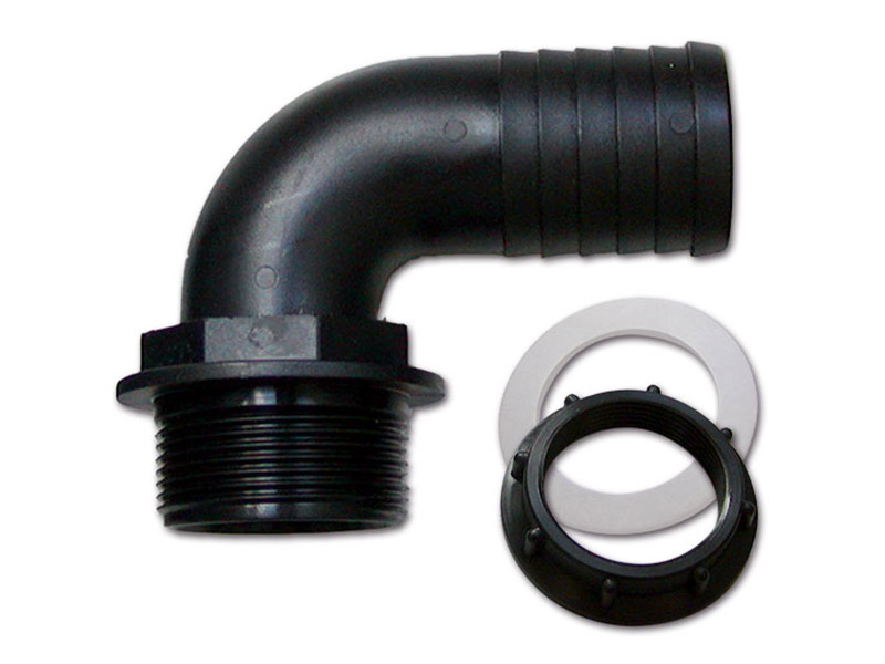 Abgewinkelter Ø 40 mm 1/2 Schlauchanschluss