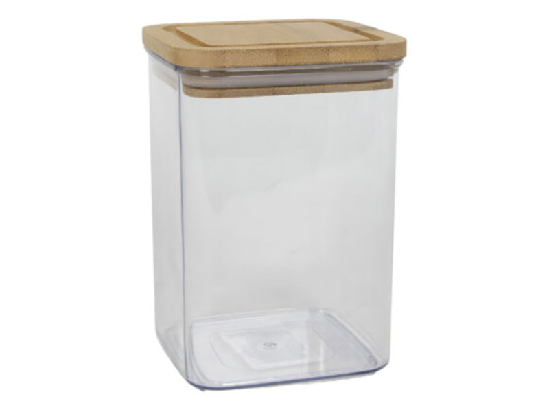 1,2 liter Vorratdose mit Bambusdeckel