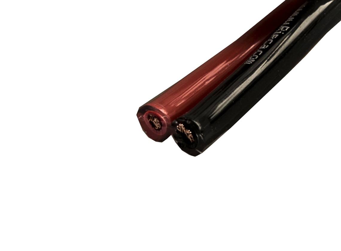 BBA black/red 2-adriges PVC-Kabel – 4,0 mm²