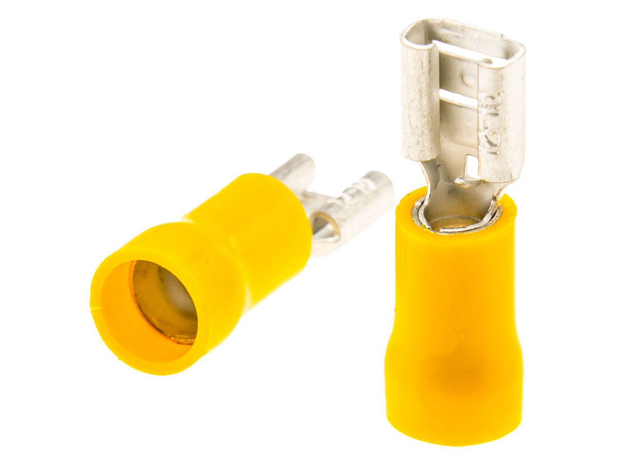 BBA Flachsteckhülse female (5x Stück) – yellow