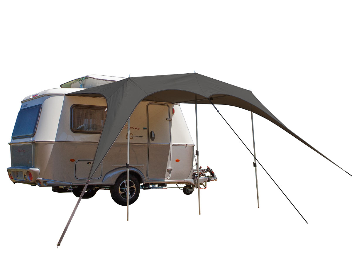 Campooz Travelling Sonnensegel 260 cm – Schwarz