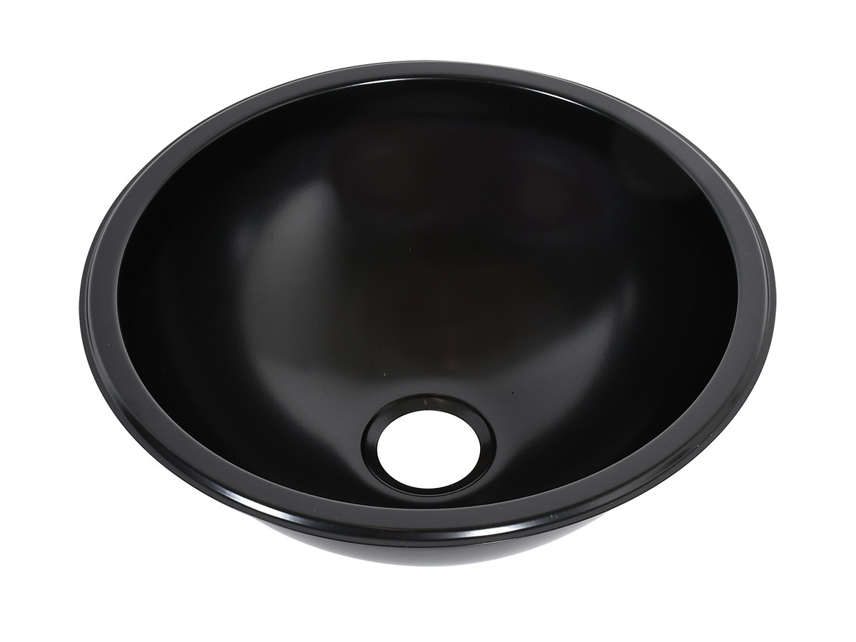 NavyLoad 30 cm rundes Waschbecken – black