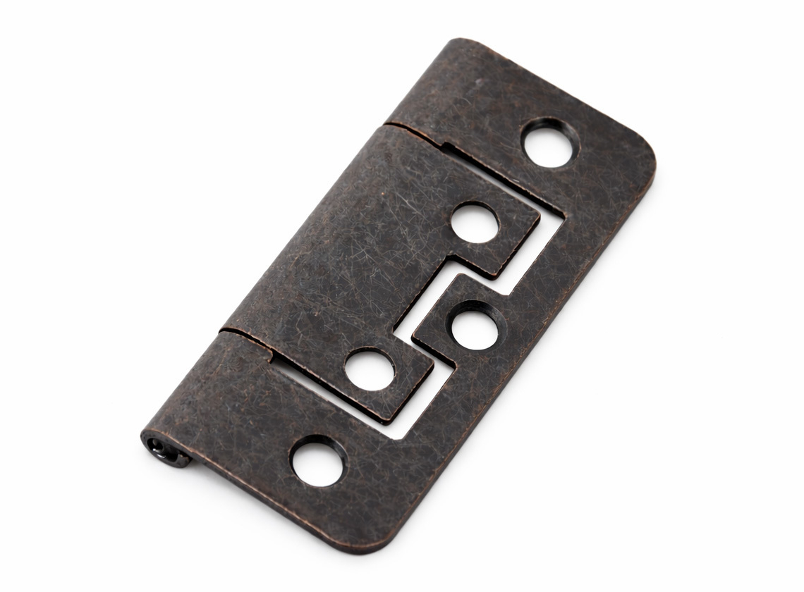Flaches bronze Scharnier