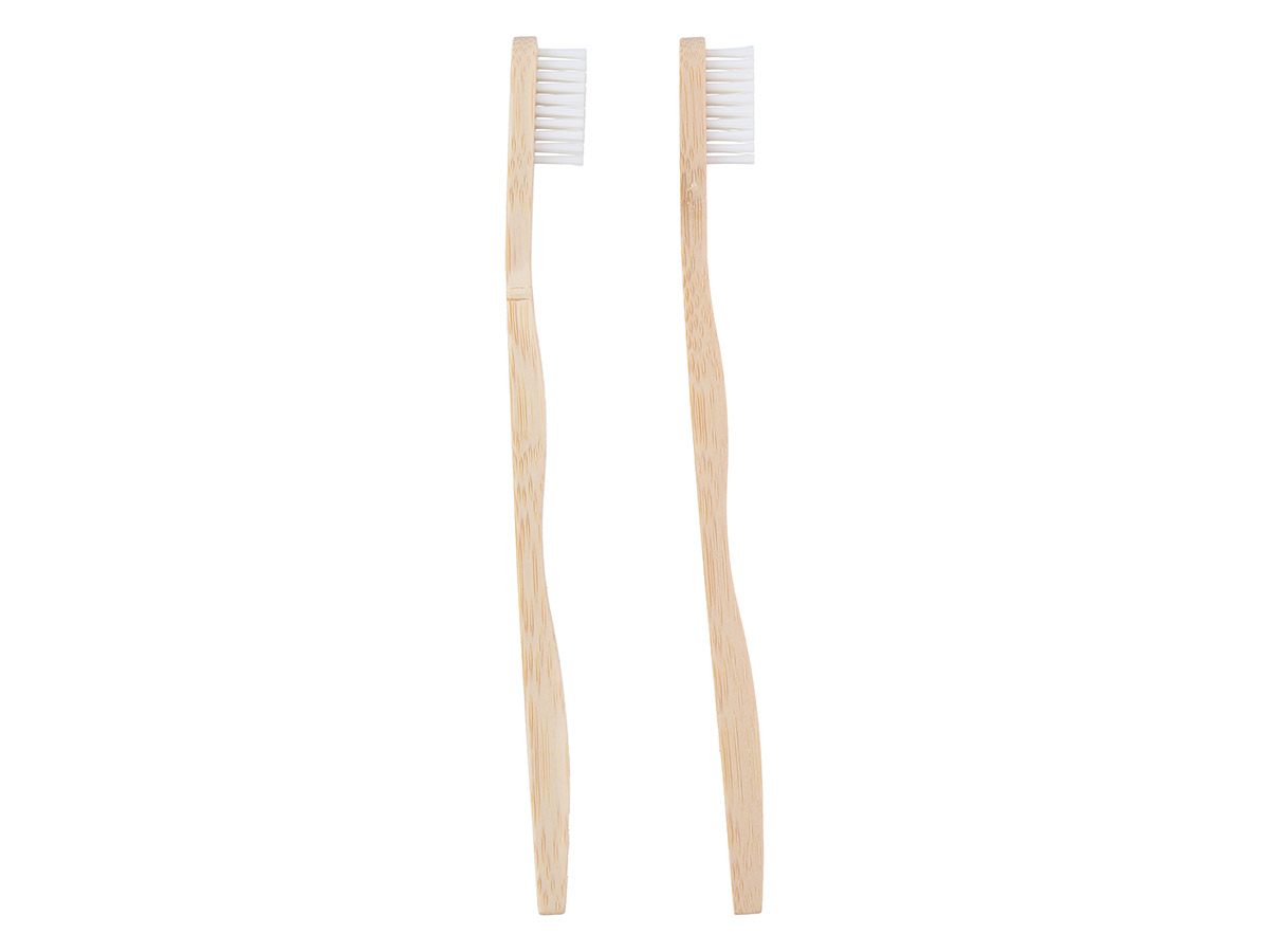 2er-Set Bambus-Zahnbürsten