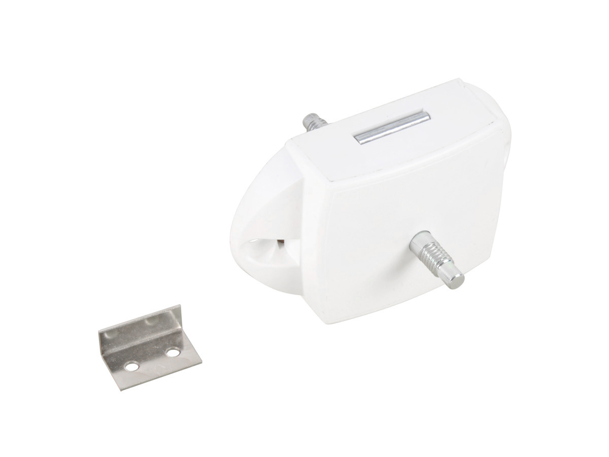 Doppelseitiges Schrank- Toilettentürschloss – White