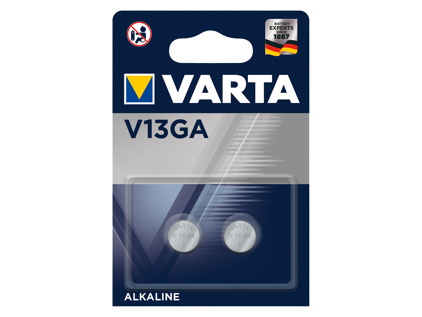 455394 Varta 2x V13GA / LR44 Alkaline spezielle Batterien